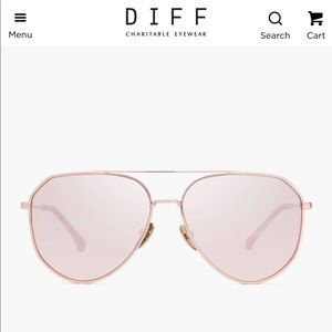 Diff DASH champagne polarized sunglasses